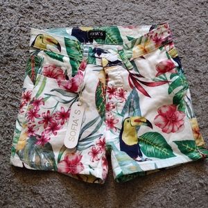 NWT Sofia's Tropical Shorts